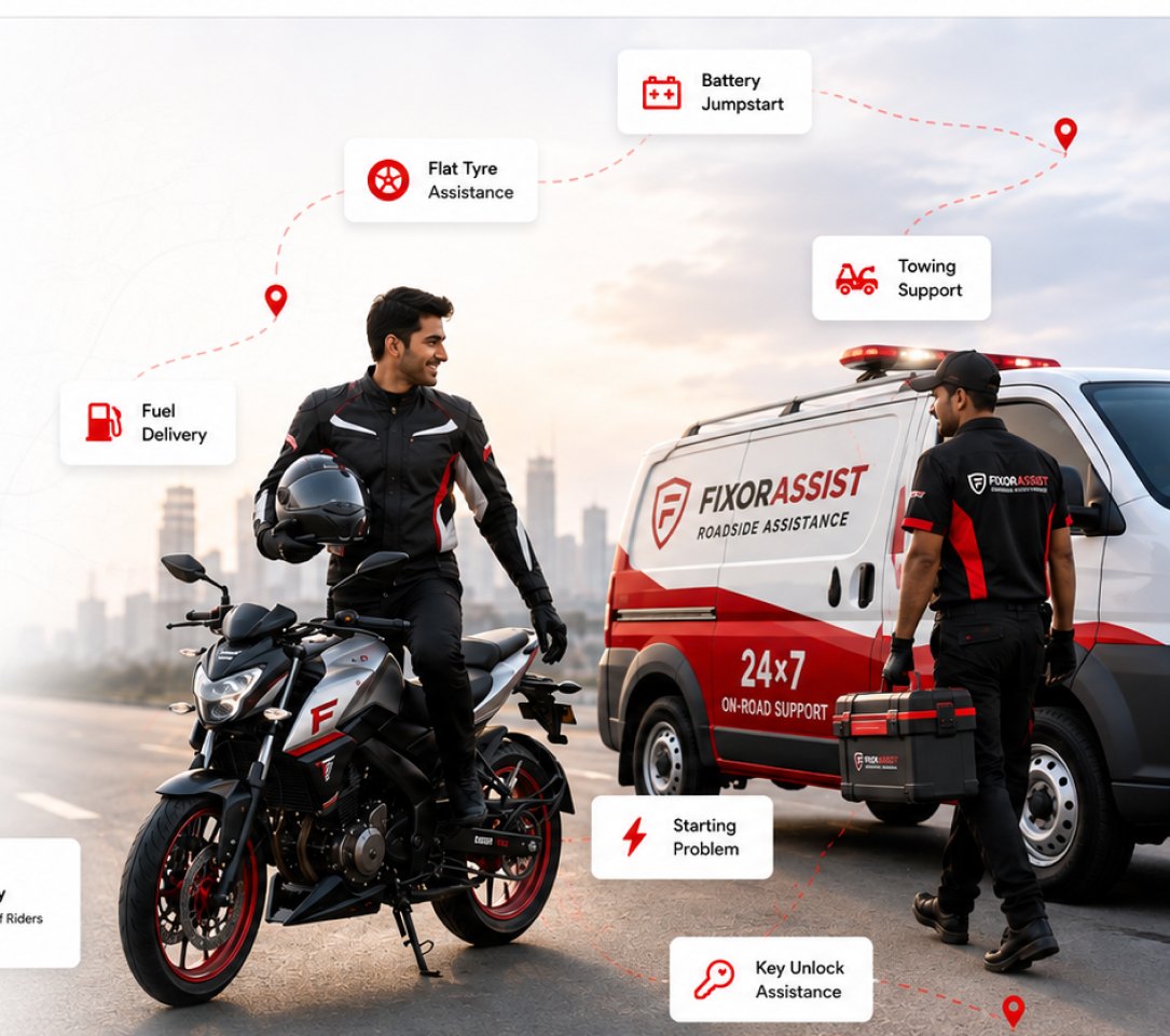 Two-wheeler roadside assistance