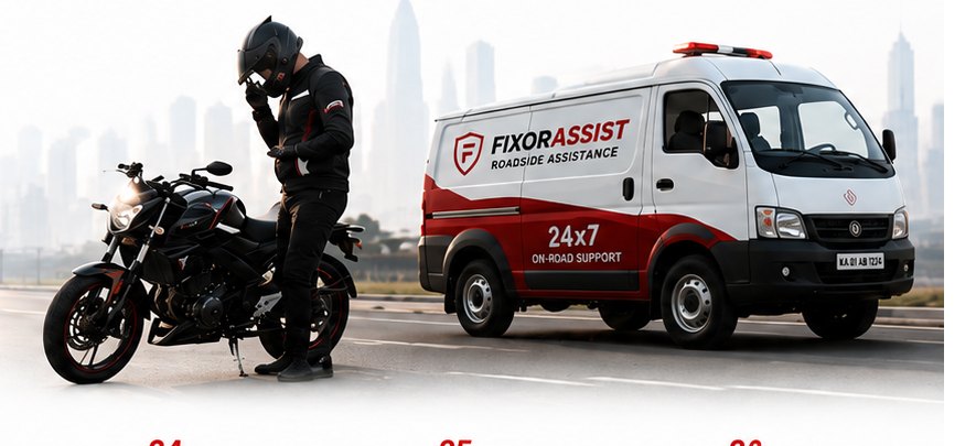 Rider and FixorAssist van